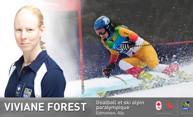 Viviane Forest : Goalball et ski alpin paralympique